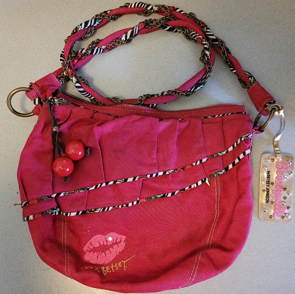 Betsey Johnson Handbags - Betsey Johnson cherry crossbody bag